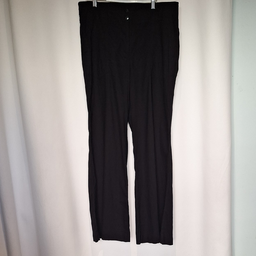 Maeve By Anthropolgie Women's Black Wide-Leg Dress Pants Size 14